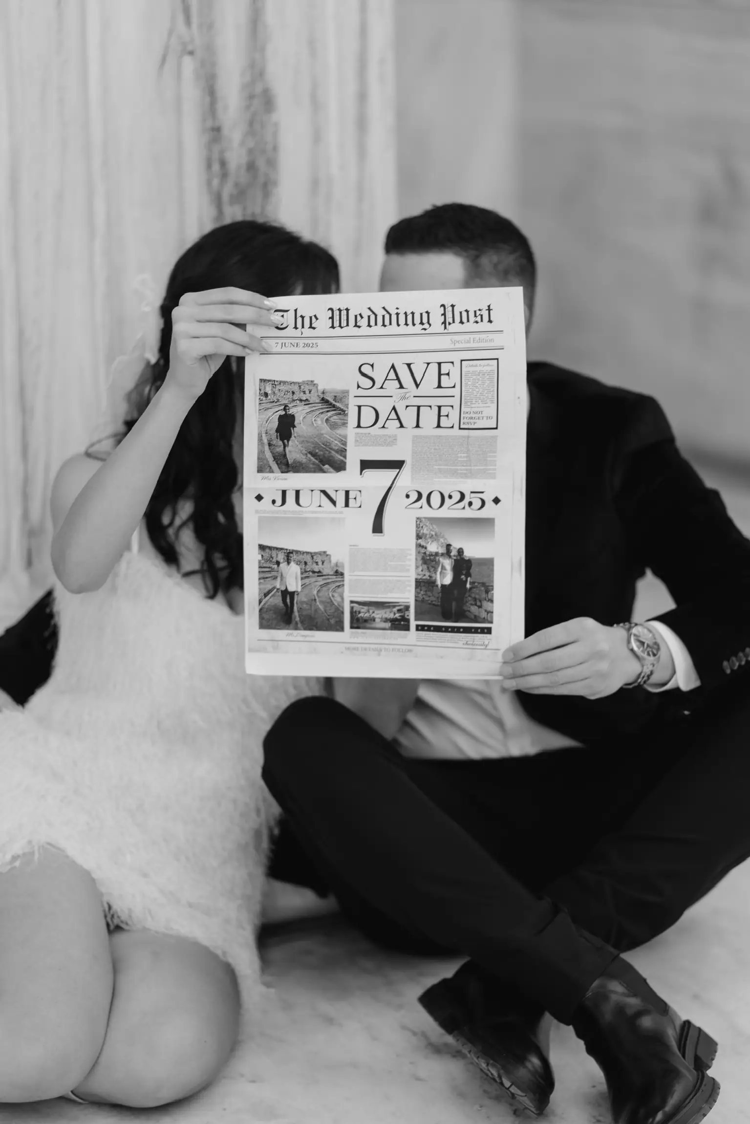Wedding couple portrait